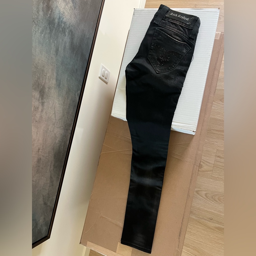 Rock Revival Women's Black Jeans